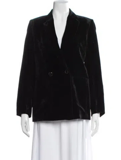Pre-owned Sandro Blazer In Black