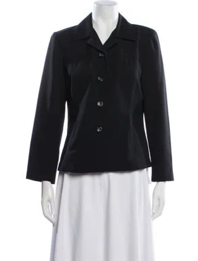 Pre-owned Sandro Blazer In Black