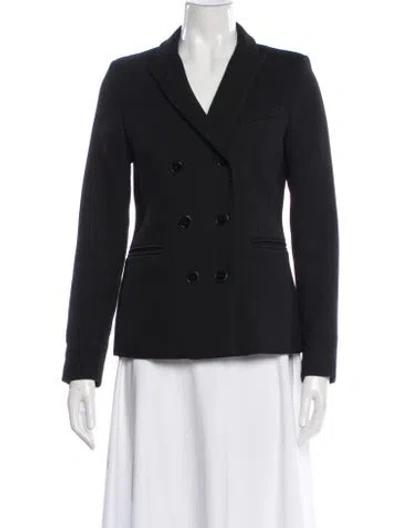 Pre-owned Sandro Blazer In Black