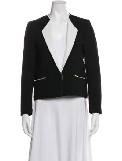 Pre-owned Sandro Blazer In Black