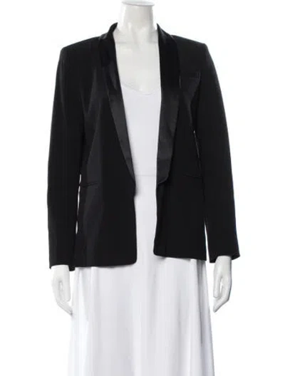 Pre-owned Sandro Blazer In Black