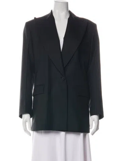 Pre-owned Sandro Blazer In Black