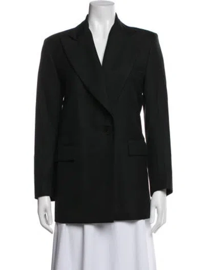 Pre-owned Sandro Blazer In Black