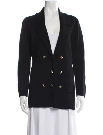 Pre-owned Sandro Blazer In Black