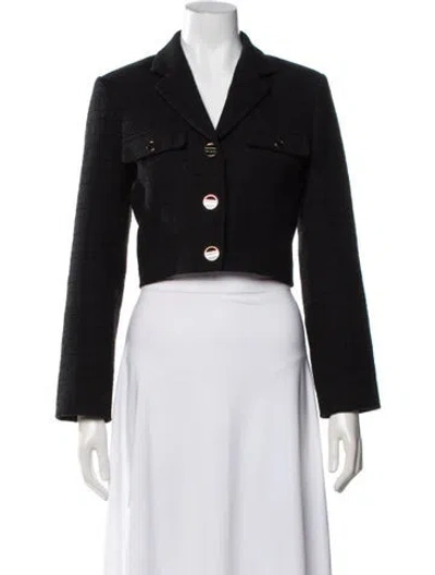 Pre-owned Sandro Blazer In Black
