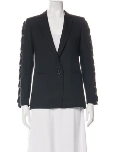 Pre-owned Sandro Blazer In Black