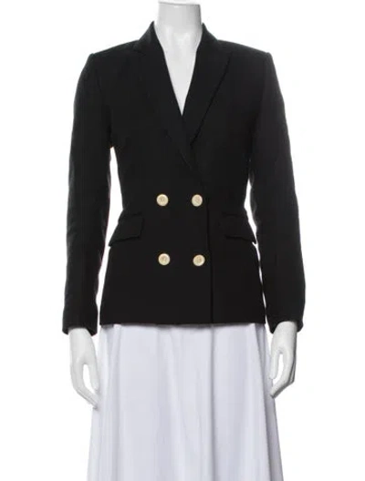 Pre-owned Sandro Blazer In Black