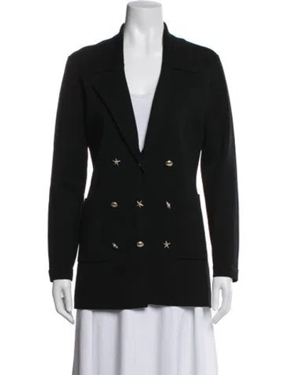 Pre-owned Sandro Blazer In Black
