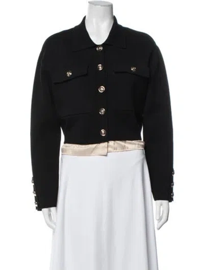 Pre-owned Sandro Blazer In Black