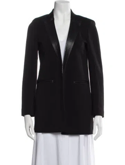 Pre-owned Sandro Blazer In Black