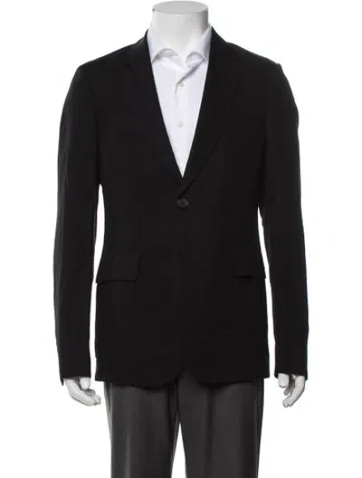 Pre-owned Sandro Blazer In Black