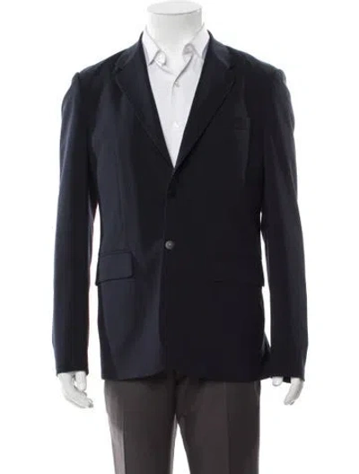 Pre-owned Sandro Blazer In Blue