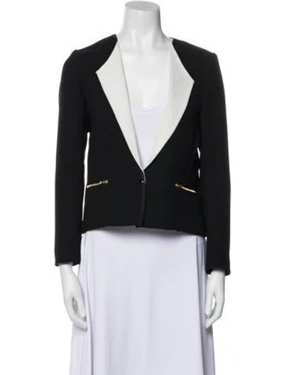 Pre-owned Sandro Blazer In Blue