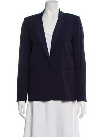 Pre-owned Sandro Blazer In Blue