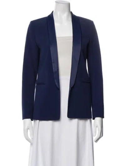 Pre-owned Sandro Blazer In Blue