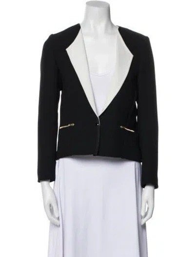 Pre-owned Sandro Blazer In Blue