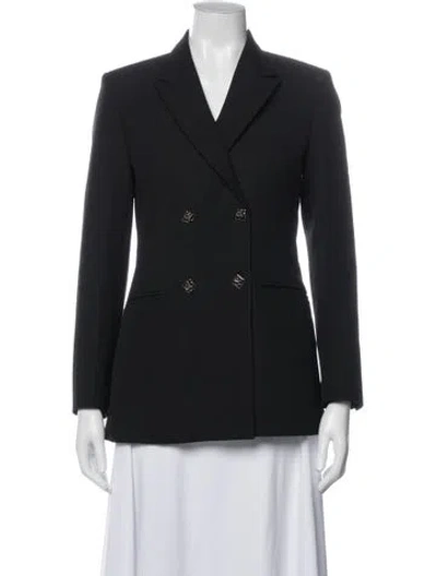 Pre-owned Sandro Blazer In Blue