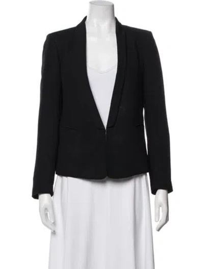 Pre-owned Sandro Blazer In Blue