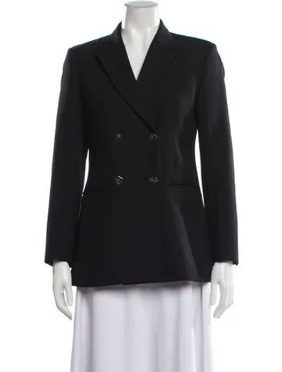 Pre-owned Sandro Blazer In Blue