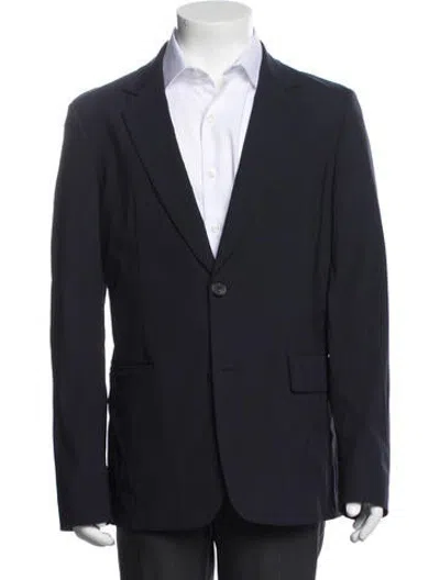 Pre-owned Sandro Blazer In Blue