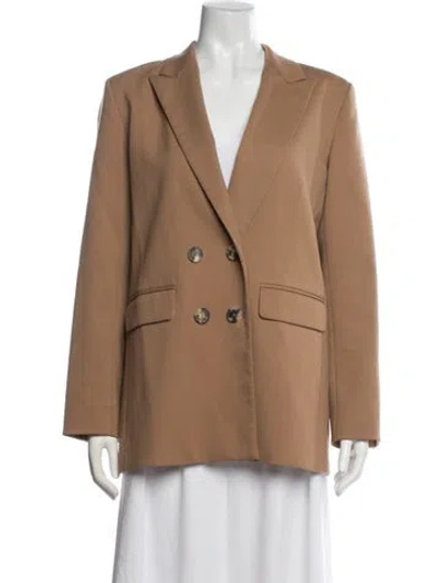 Pre-owned Sandro Blazer In Brown