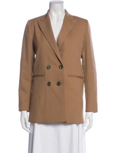 Pre-owned Sandro Blazer In Brown