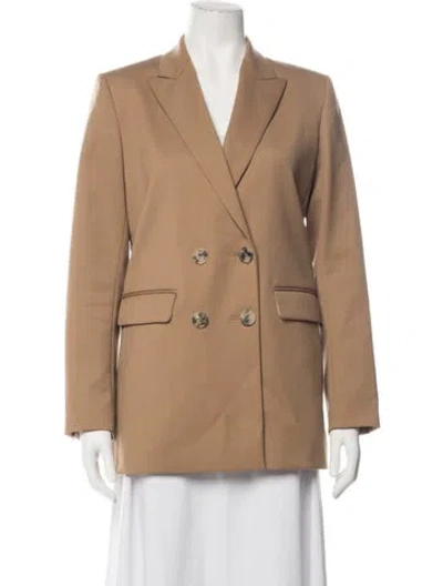 Pre-owned Sandro Blazer In Brown