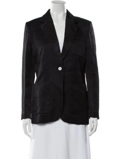 Pre-owned Sandro Blazer In Gray