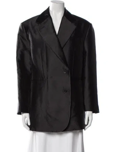 Pre-owned Sandro Blazer In Gray