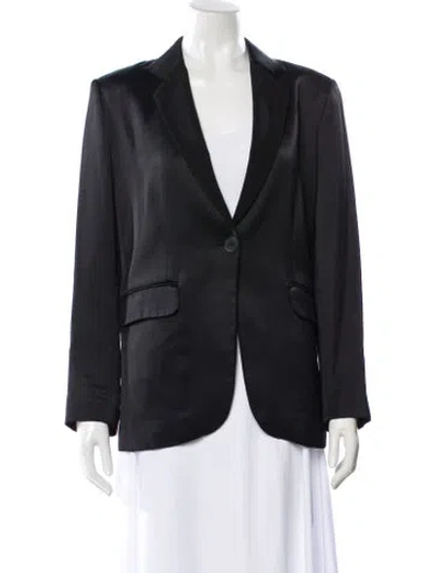 Pre-owned Sandro Blazer In Gray