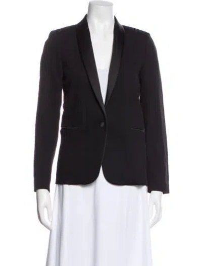 Pre-owned Sandro Blazer In Gray