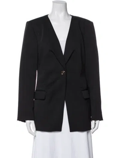 Pre-owned Sandro Blazer In Gray