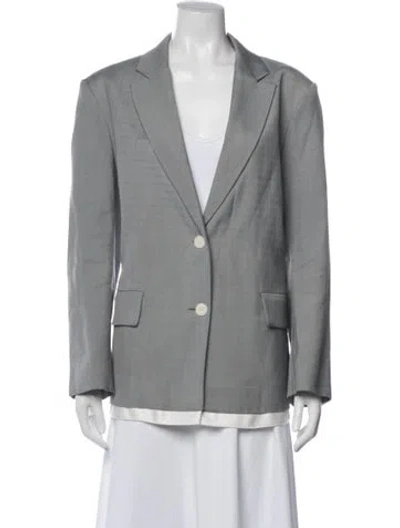 Pre-owned Sandro Blazer In Gray