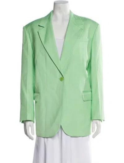 Pre-owned Sandro Blazer In Green