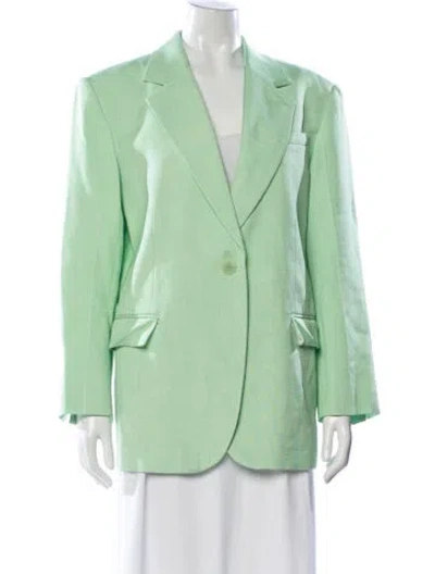 Pre-owned Sandro Blazer In Green