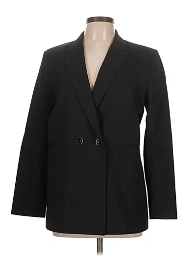 Pre-owned Sandro Blazer Jacket In Black