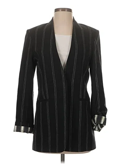 Pre-owned Sandro Blazer Jacket In Black