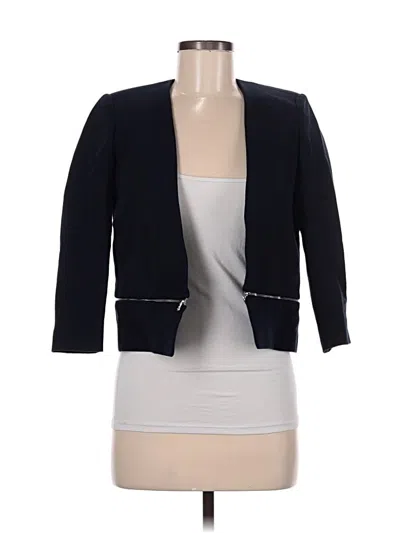 Pre-owned Sandro Blazer Jacket In Blue