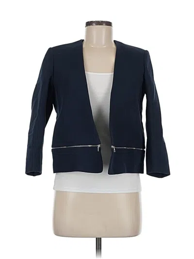 Pre-owned Sandro Blazer Jacket In Blue