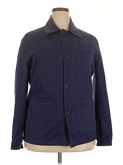 Pre-owned Sandro Blazer Jacket In Blue