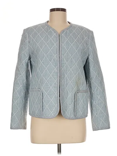 Pre-owned Sandro Blazer Jacket In Blue