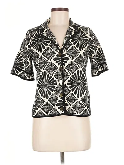 Pre-owned Sandro Blazer Jacket In White