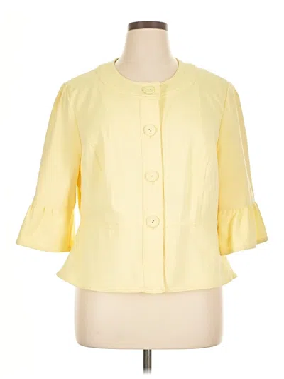 Pre-owned Sandro Blazer Jacket In Yellow