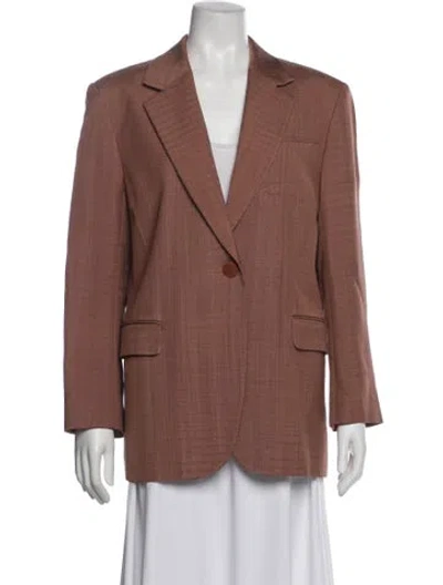 Pre-owned Sandro Blazer In Neutral