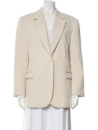 Pre-owned Sandro Blazer In Neutral