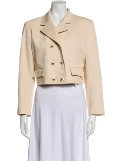 Pre-owned Sandro Blazer In Neutral