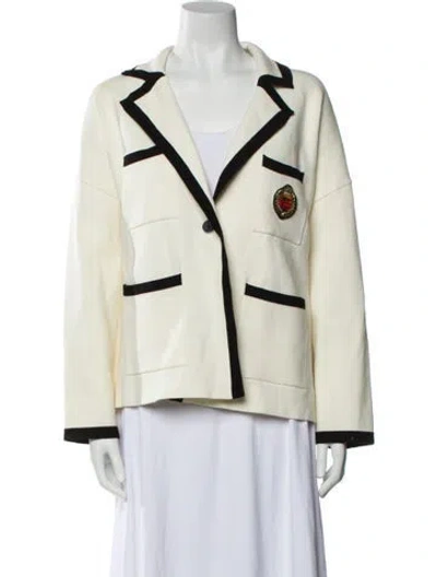 Pre-owned Sandro Blazer In Neutral