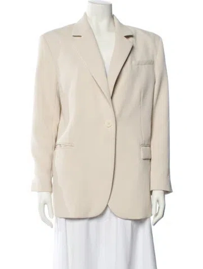 Pre-owned Sandro Blazer In Neutral