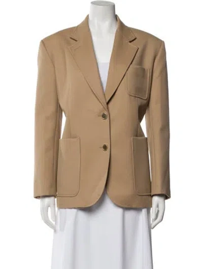 Pre-owned Sandro Blazer In Neutral