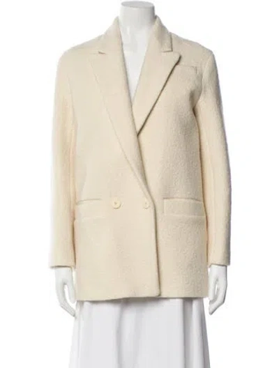 Pre-owned Sandro Blazer In Neutral